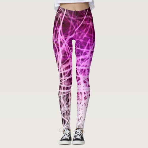 Stacked Boxes3 Purple _ Leggings