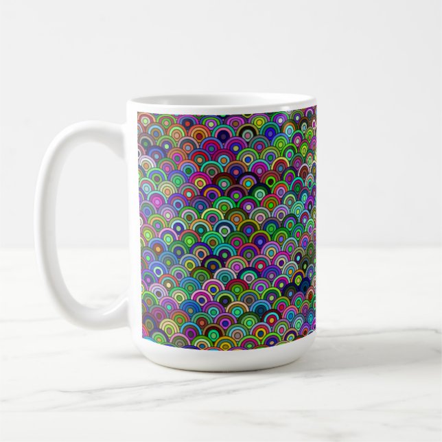 Stacked Circles 15oz Mug (Left)