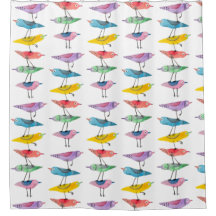 Stacked Colorful Bird