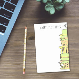 Stacked Colorful Pastel Fancy Cups Template Post-it Notes