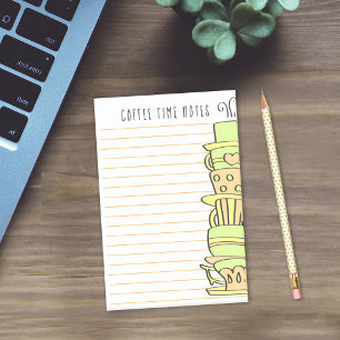 Stacked Colorful Pastel Fancy Cups Template Post-it Notes