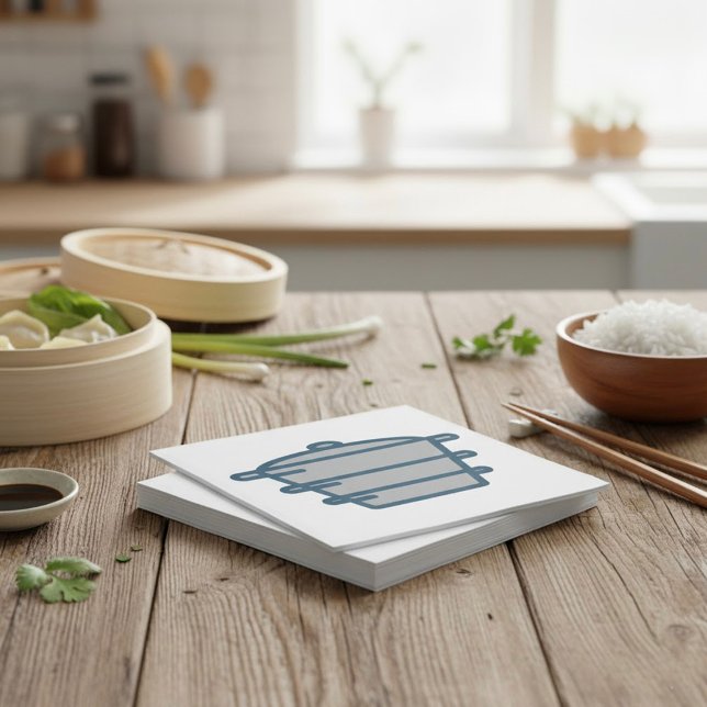 Stacked Cooking Pots Icon Napkins (Creator Uploaded)