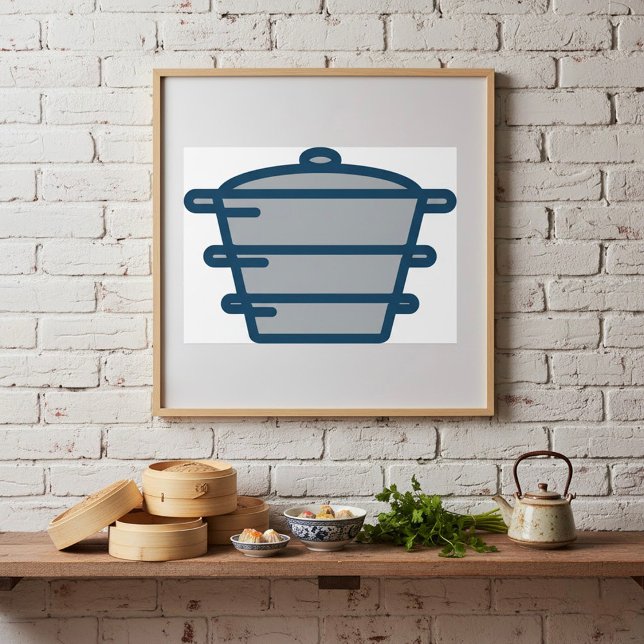 Stacked Cooking Pots Icon Poster (Creator Uploaded)