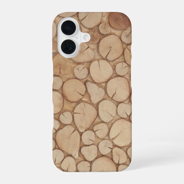 stacked firewood iphone case (Back)