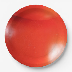 Stacked Fresh Red Tomatoes, "Love Apples"  Favor B Paper Plates
