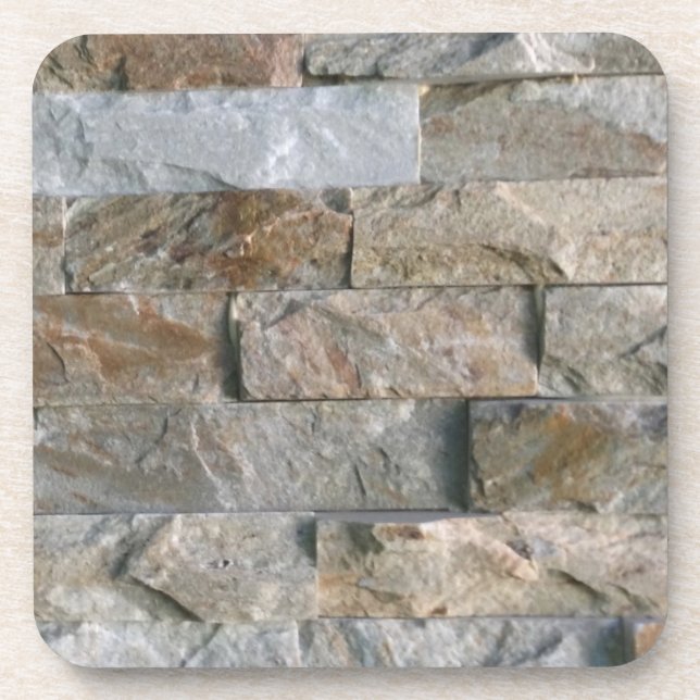 Stacked Granite Slabs Beverage Coaster (Front)