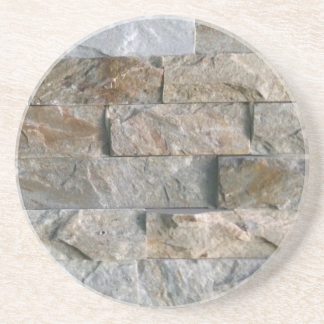 Stacked Granite Slabs Drink Coaster (Front)
