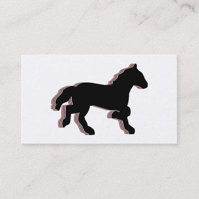stacked horses business card (Front)