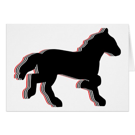 stacked horses cards (Front Horizontal)