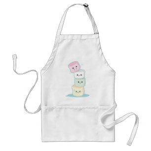 Stacked Marshmallows Adult Apron
