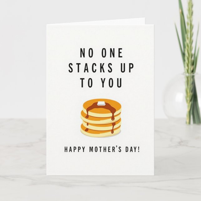 Stacked Mothers Day Cakes Card (Front)