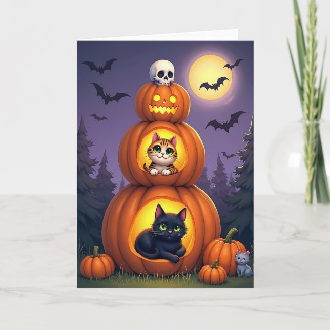 Stacked Pumpkin Pals Card (Front)