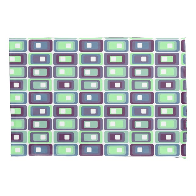 Stacked Rectangles  Pillow Case (Front)