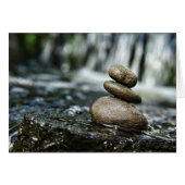 Stacked Rocks with Waterfall (Front Horizontal)