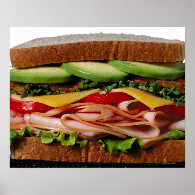 Stacked sandwich poster (Front)