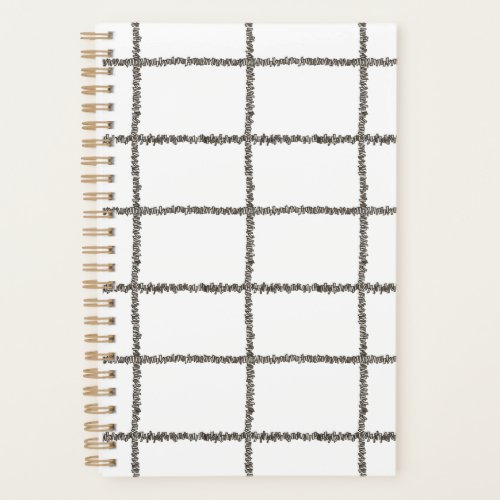 Stacked Sticks_Black And White Modern Minimalist Planner