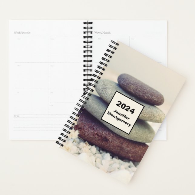 Stacked Stones Meditative Cairn Planner (Display)