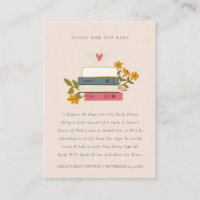 Stacked Storybooks Floral Books For Baby Shower