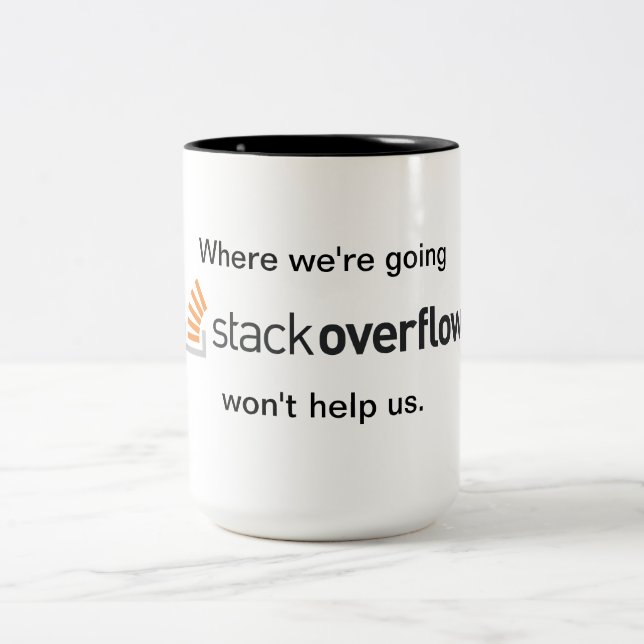 Stackoverflow mug (Center)