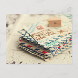 Stacks of Love Letters Postcard