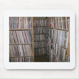 Stacks of Vinyls Mouse Pad