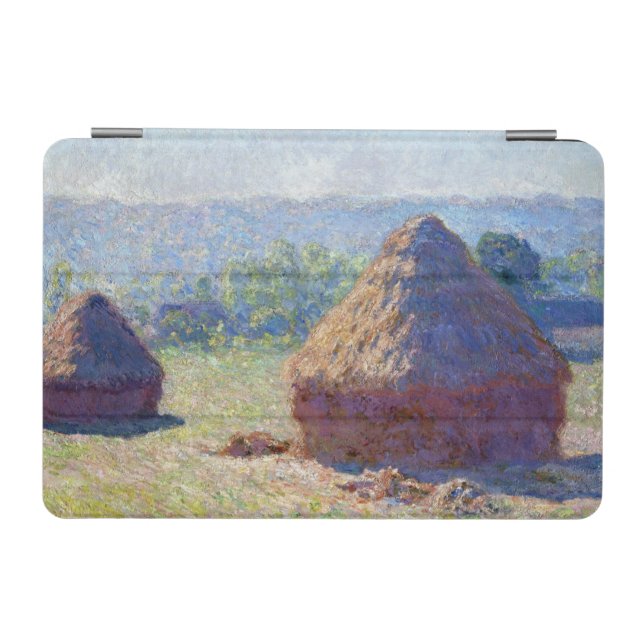 Stacks of Wheat (End of Summer), Monet iPad Mini Cover (Horizontal)
