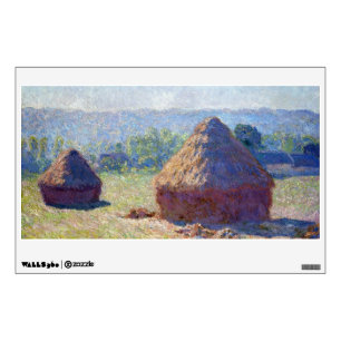 Stacks of Wheat (End of Summer), Monet Wall Decal