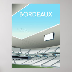 Stade Matmut Atlantique Illustration Design Poster