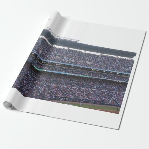 Stadium Crowd Wrapping Paper