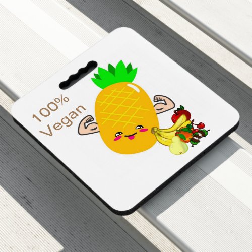 Stadium Seat Cushion 100 Vegan Pineapple Fruit
