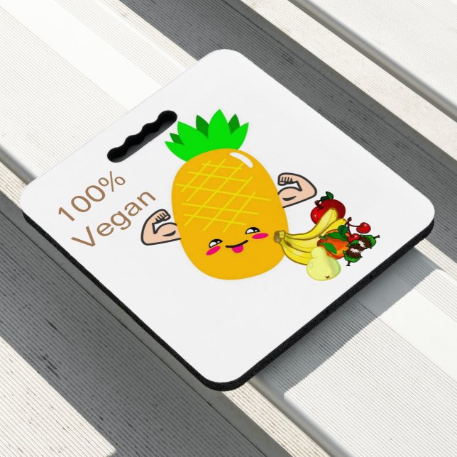 Stadium Seat Cushion 100% Vegan Pineapple Fruit (In Situ)