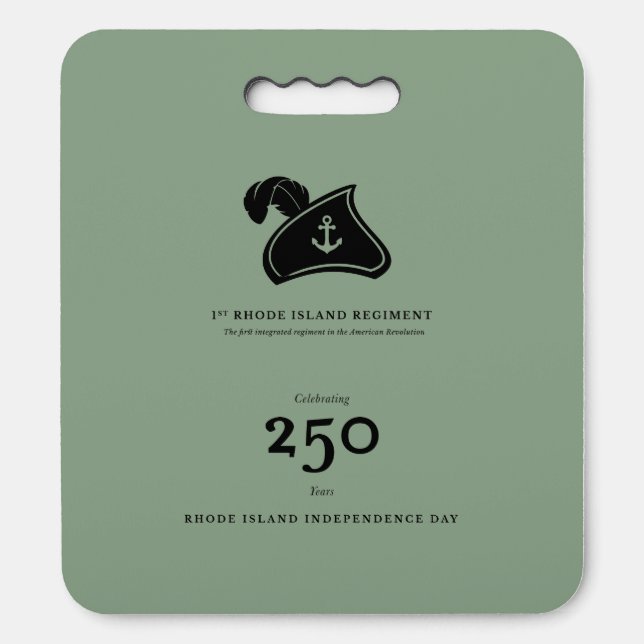 Stadium Seat Cushion — 1st Rhode Island Regiment  (Front Vertical)