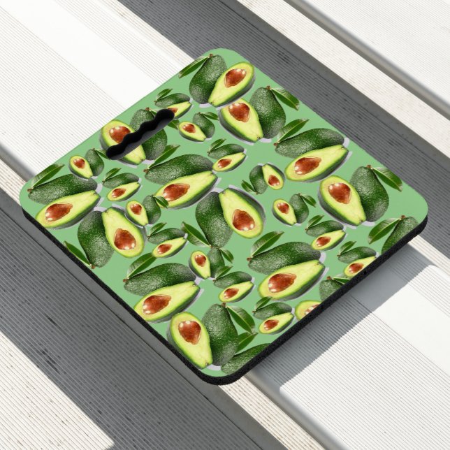 Stadium Seat Cushion Avocados (In Situ)