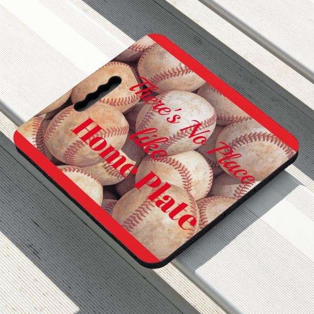 Stadium Seat Cushion-Baseball Like Home Plate (In Situ)