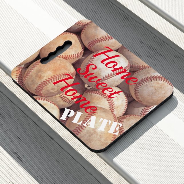 Stadium Seat Cushion-Baseball Sweet Home Plate (In Situ)