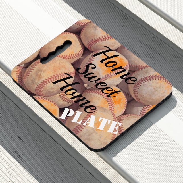 Stadium Seat Cushion-Baseball Sweet Home Plate (In Situ)