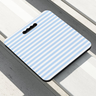 Stadium Seat Cushion Blue & White Stripe