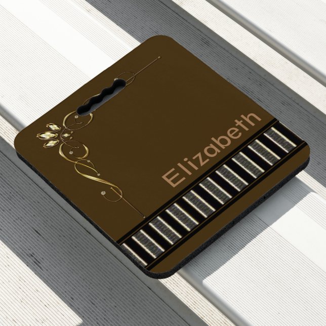 Stadium Seat Cushion Brown (In Situ)