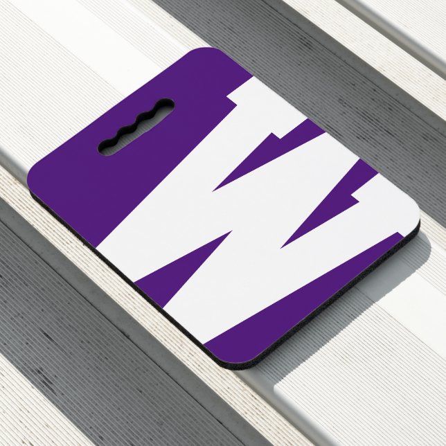 Stadium Seat Cushion-Custom Letter Cushion (In Situ)