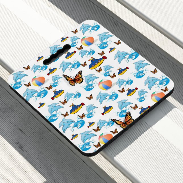 Stadium Seat Cushion Dolphin (In Situ)