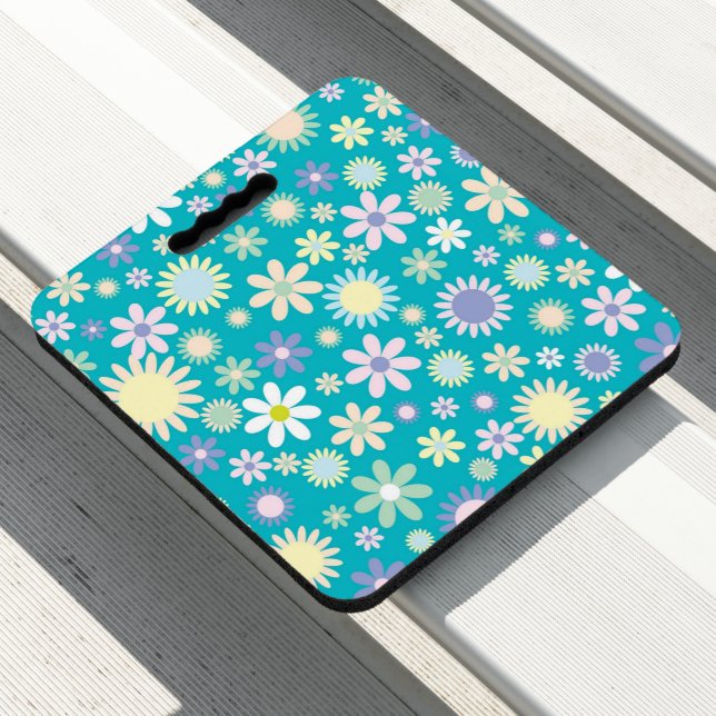 Stadium Seat Cushion Floral (In Situ)