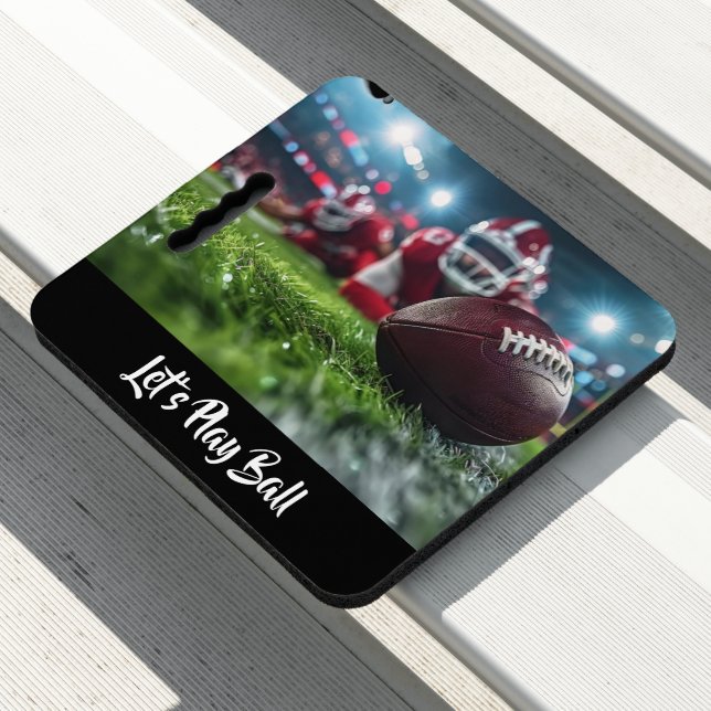 Stadium Seat Cushion-Football (In Situ)