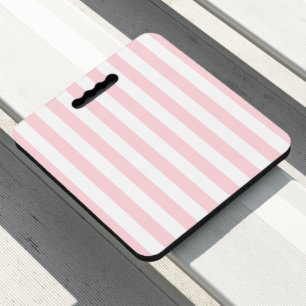Stadium Seat Cushion Pink & White Stripe