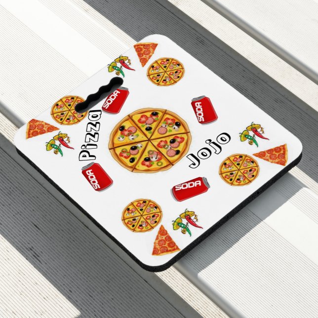Stadium Seat Cushion Pizza (In Situ)