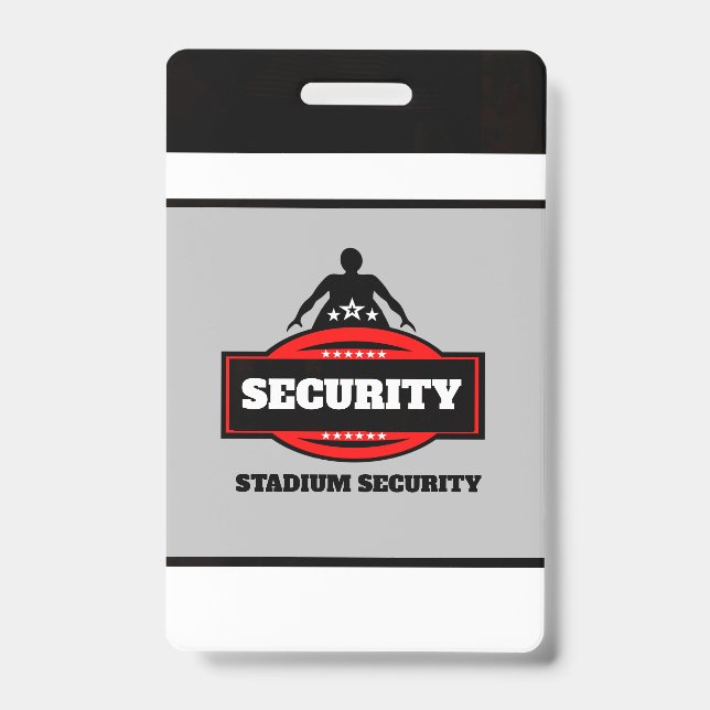 Stadium Security Badge  (Front)