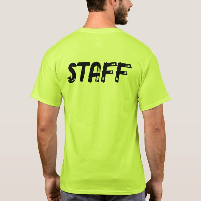 STAFF (back only) T-Shirt (Back)