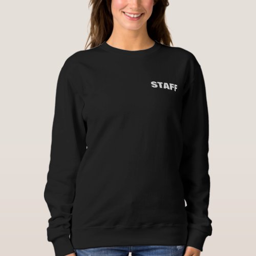 Staff Bulk Budget Modern Template Add Logo Womens Sweatshirt