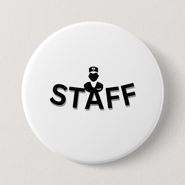 STAFF Button Badge (Front)
