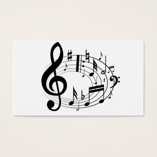Customizable Music Business Cards