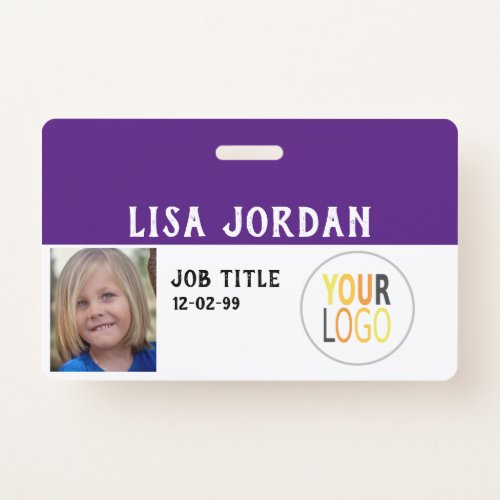 Staff Custom ID badge Business_ Corp  Business